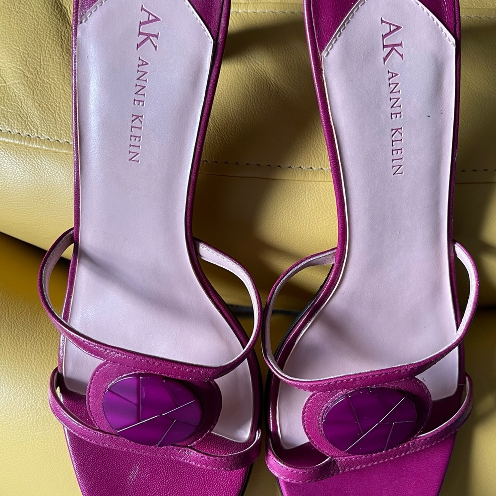 Anne Klein Magenta Sandals - Picture 2 of 2